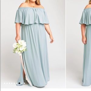 Show me your Mumu hacienda maxi dress silver sage